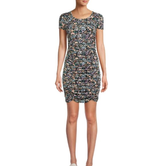 No Boundaries Juniors' Double Ruched Front Dress Size XL - Picture 1 of 9